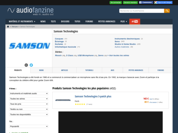 samson-audio.audiofanzine.com