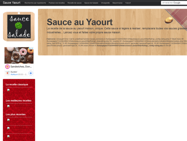sauce-yaourt.com