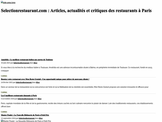 selectionrestaurant.com