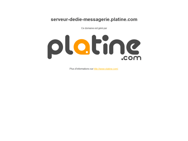 serveur-dedie-messagerie.platine.com