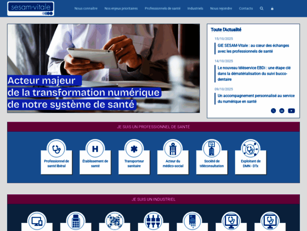 sesam-vitale.fr