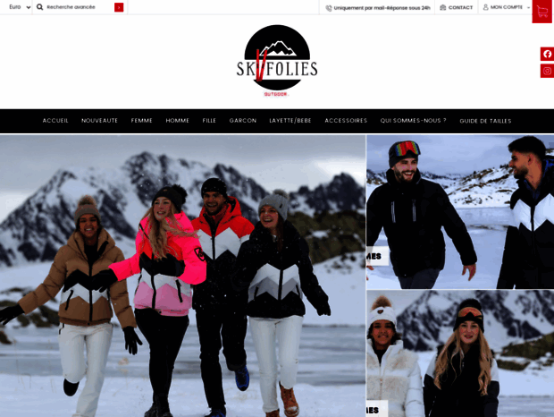 Skifolies, boutique en ligne de vêtements et tenues de ski pas chers