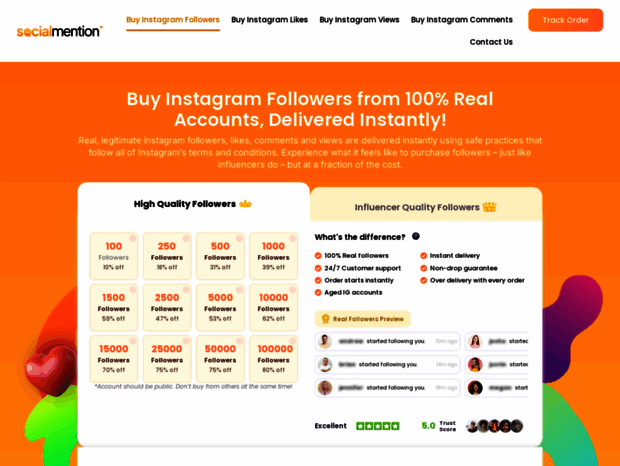 Bienvenue Au Socialmention Page Buy Instagram Followers 100 