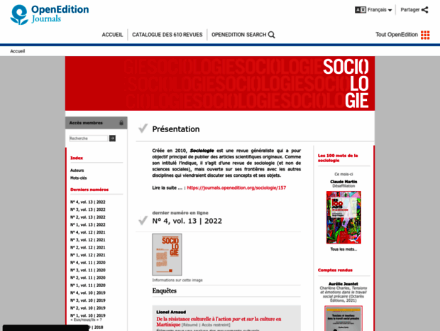 sociologie.revues.org