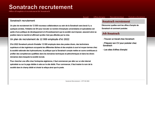 sonatrach-recrutement.city-dz.com