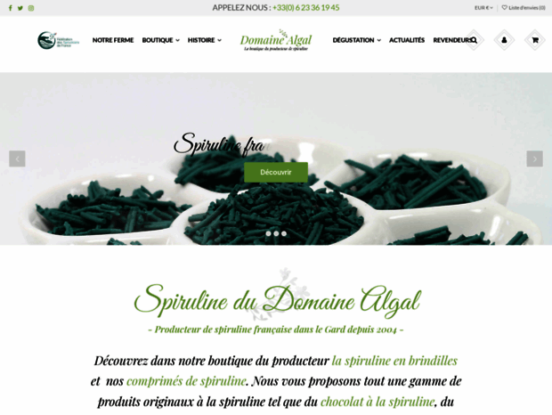 spirulinealaferme.com