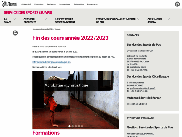 sport.univ-pau.fr