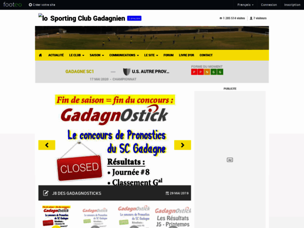 sportingclubgadagnien.footeo.com