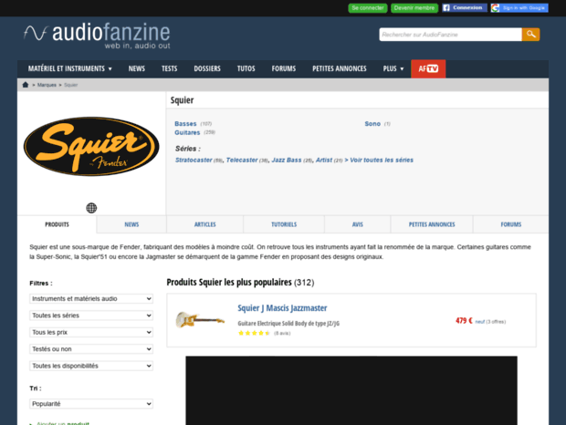 squier.audiofanzine.com