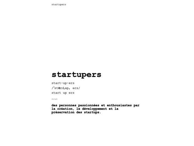 startupers.fr