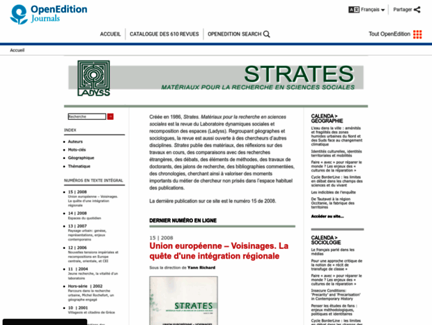 strates.revues.org