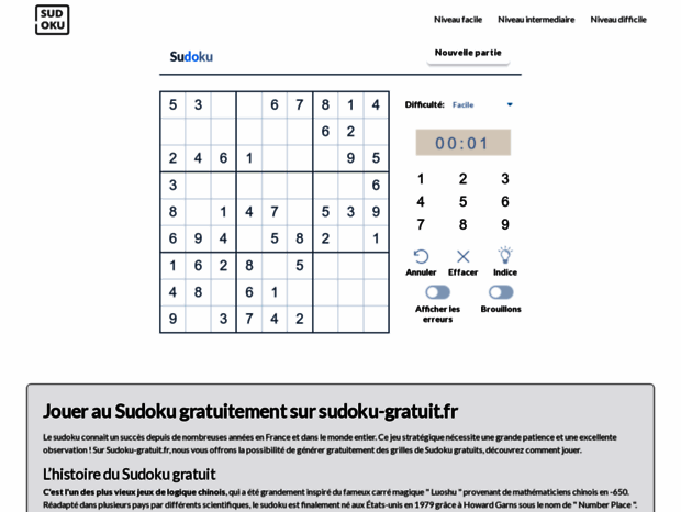 sudoku-gratuit.fr
