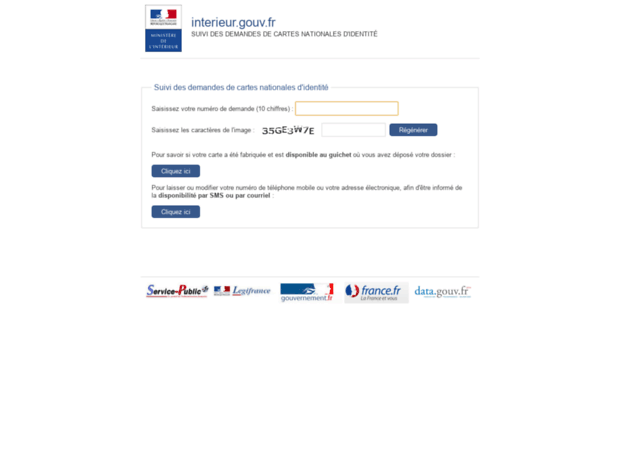 Bienvenue au suivi-cni.interieur.gouv.fr page - Suivi des demandes ... Bienvenue au suivi-cni.interieur.gouv.fr page - Suivi des demandes ...
