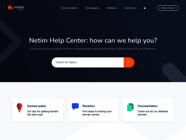 support.netim.com