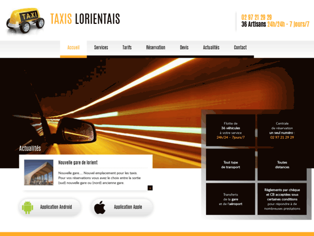 taxi-lorientais.com
