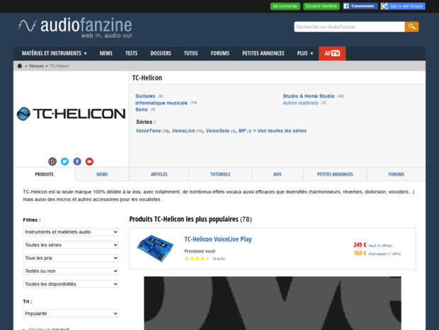 tc-helicon.audiofanzine.com