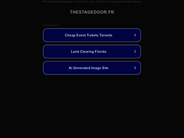 thestagedoor.fr
