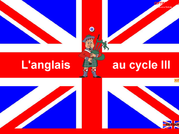 Bienvenue Au Tnanglais Tableau Noir Net Page Anglais Cycle Iii