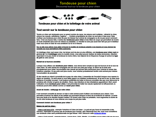 tondeusepourchien.com