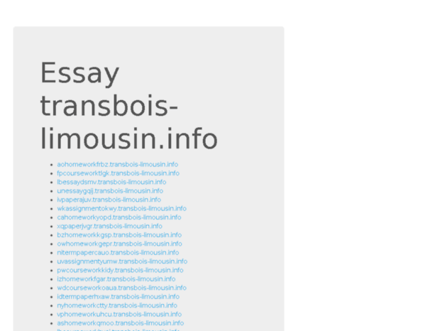 transbois-limousin.info