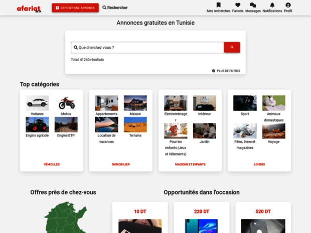 tunisie-annonce.afariat.com