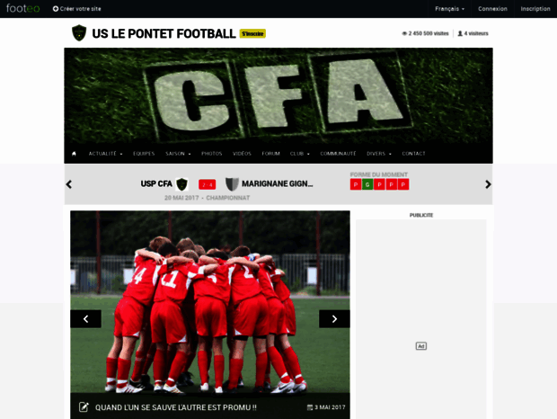 uslepontetfootball.footeo.com