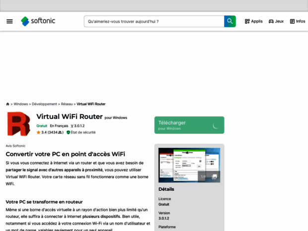 virtual-wifi-router.softonic.fr