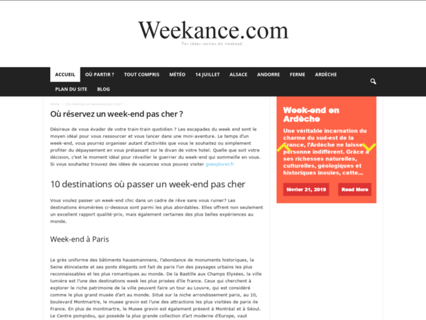 weekance.com