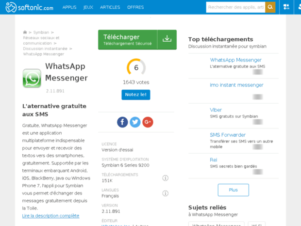 whatsapp-messenger-pour-symbian.softonic.fr