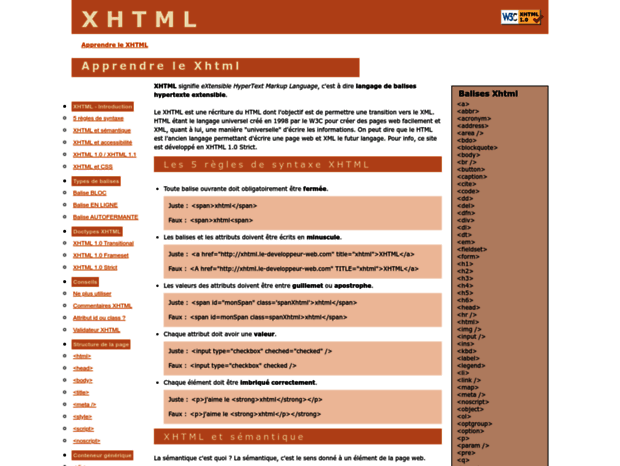 xhtml.le-developpeur-web.com