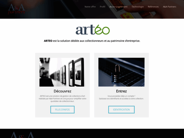 Bienvenue au arteo.com page - ARTéo | A&A Partners.