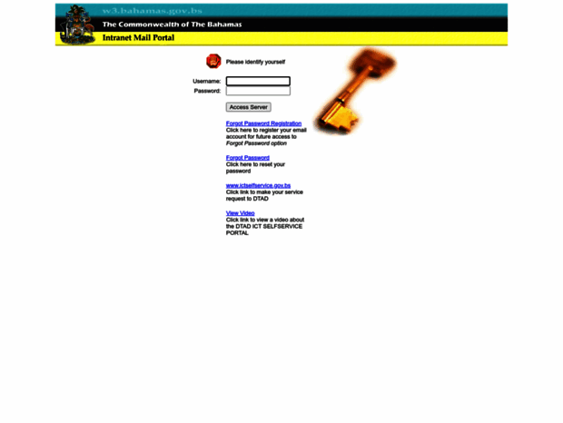 Inotes Login Bienvenue au email.bahamas.gov.bs page - HCL iNotes Login.