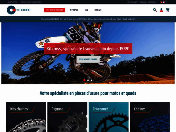 Bienvenue au kitcross.com page - KIT CROSS: Votre Spécialiste en pièces ...