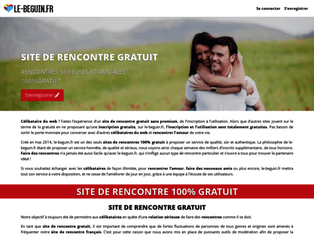 Site de rencontre sérieuse et amicale 100% gratuit - le-beguin.fr