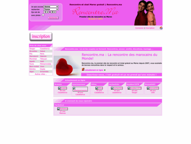 Site de rencontre Marocain Gratuit - Mariage Maroc - Chat au Maroc % gratuit