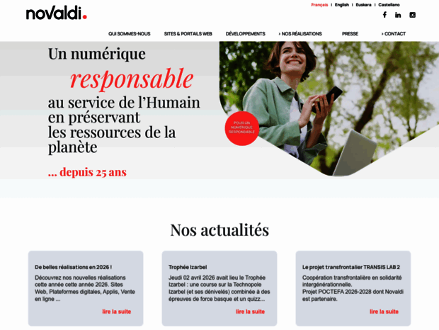 Bienvenue au novaldi.com page - Novaldi, création sites et portails Web ...