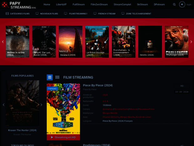 Bienvenue au papystreaming.pics page - Papystreaming | Film Streaming ...