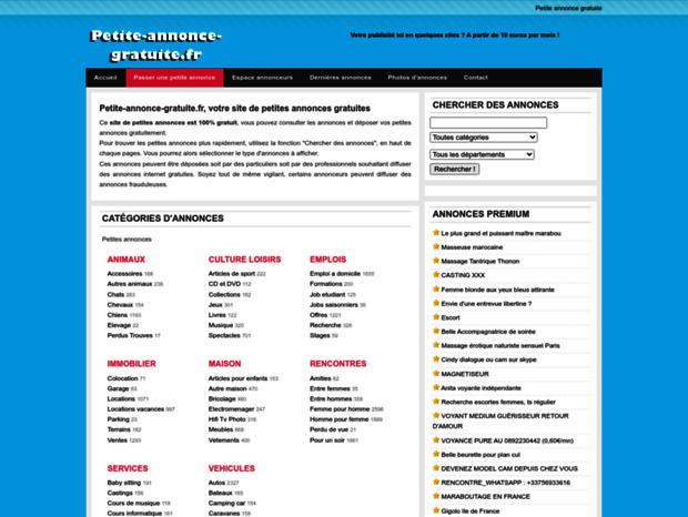 Bienvenue au petite-annonce-gratuite.fr page - Petites annonces passer ...