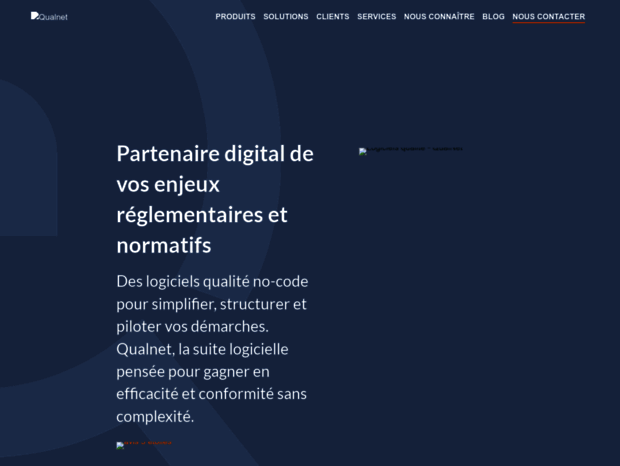 Bienvenue au qualnet.fr page - Logiciel démarche qualité : GED & processus.