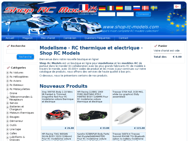 Bienvenue au shop-rc-models.fr page - Shop-rc-models.fr.