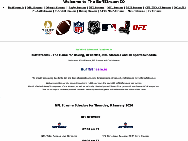 Bienvenue au streameast.buffstream.io page - Watch Live MMA, UFC ...