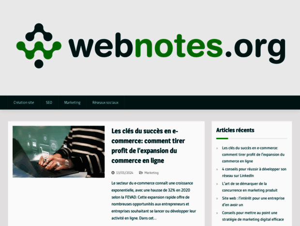 Bienvenue au webnotes.org page - Avec Webnotes, le monde du web ne sera ...